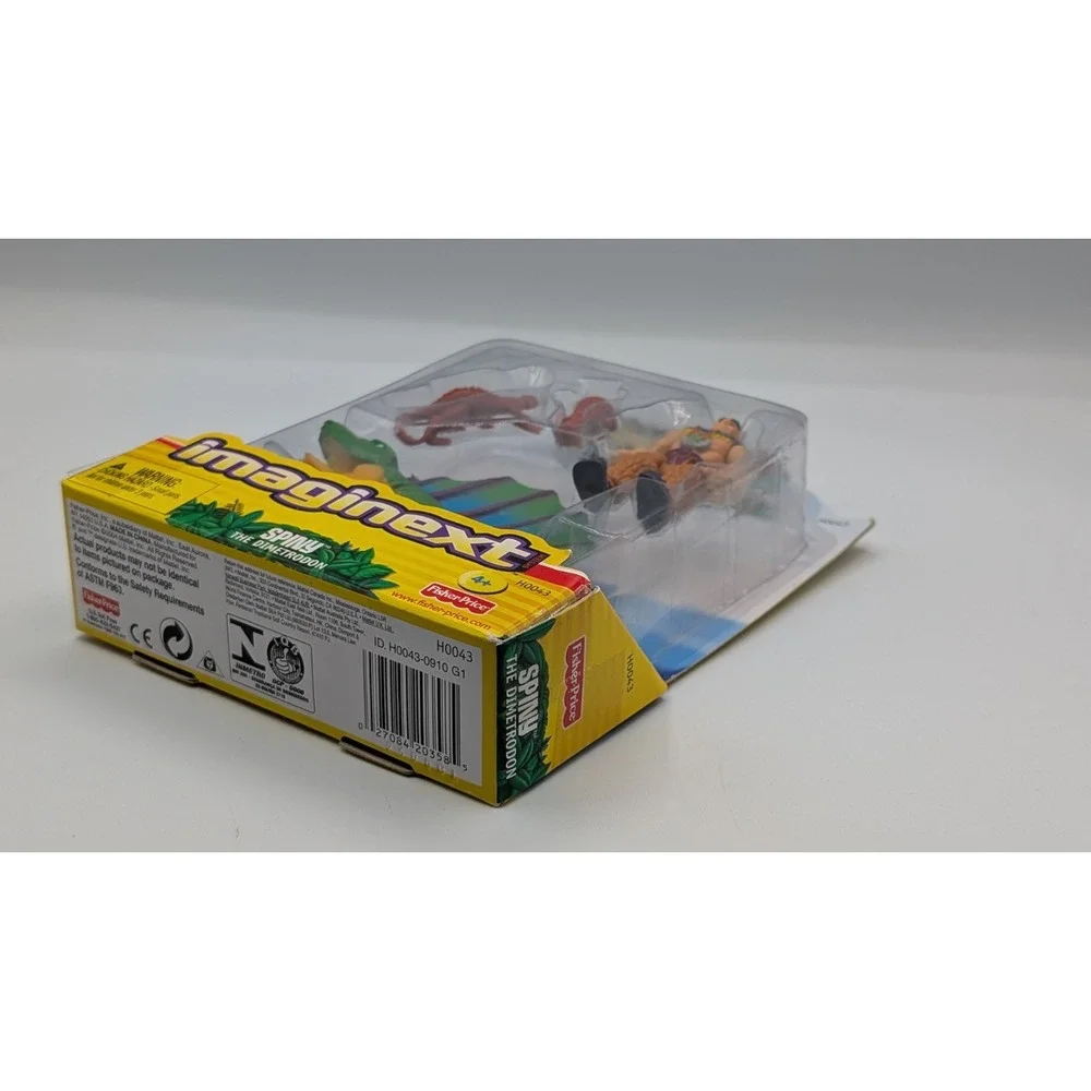 2004 Fisher Price Imaginext Dinosaurs Spiny the Dimetrodon Set